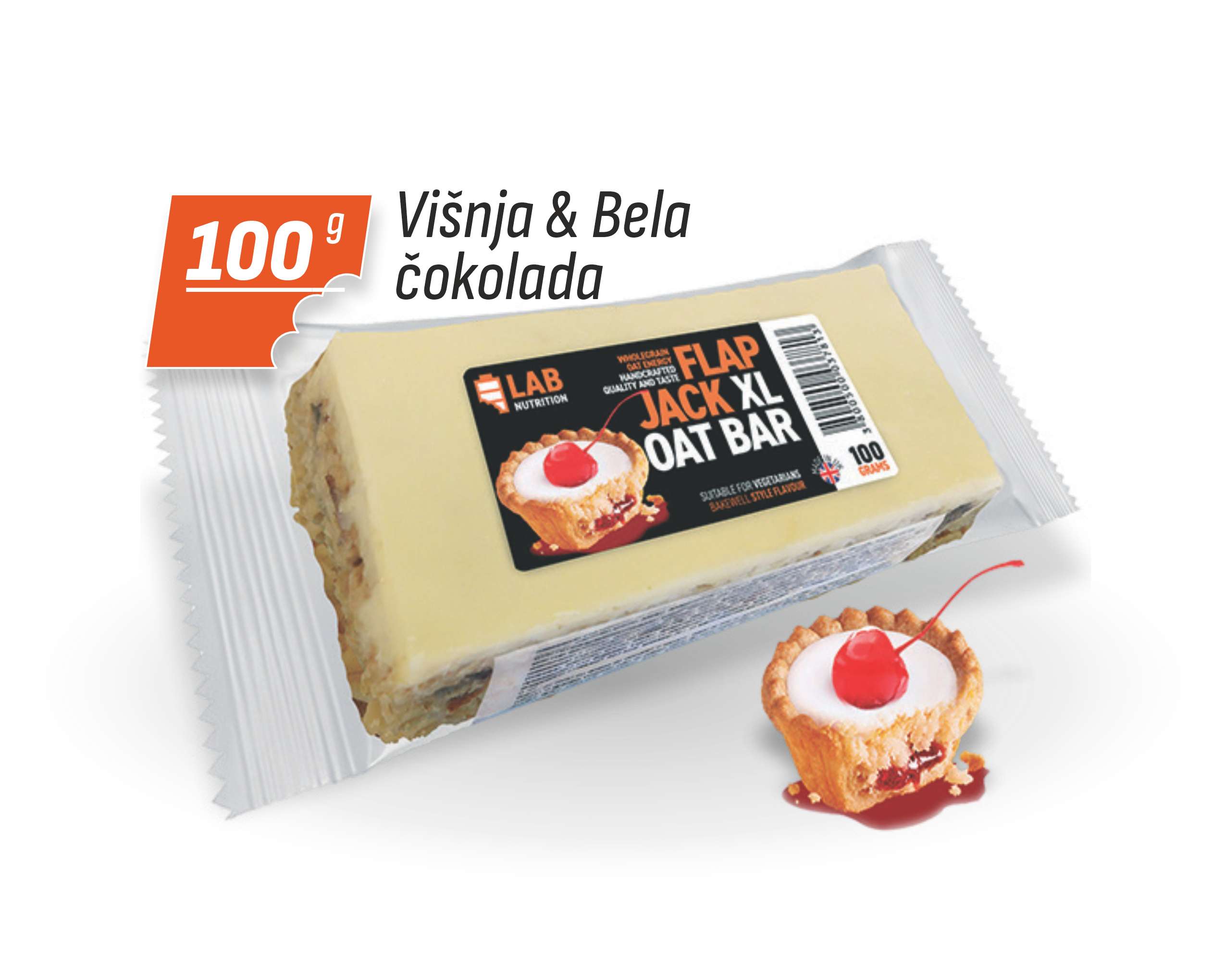 FLAPJACK Višnja & Bela čokolada