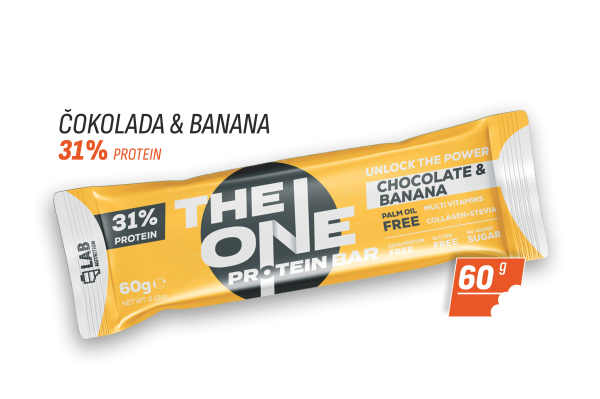 The ONE Multivitaminska čokoladica BANANA & ČOKOLADA