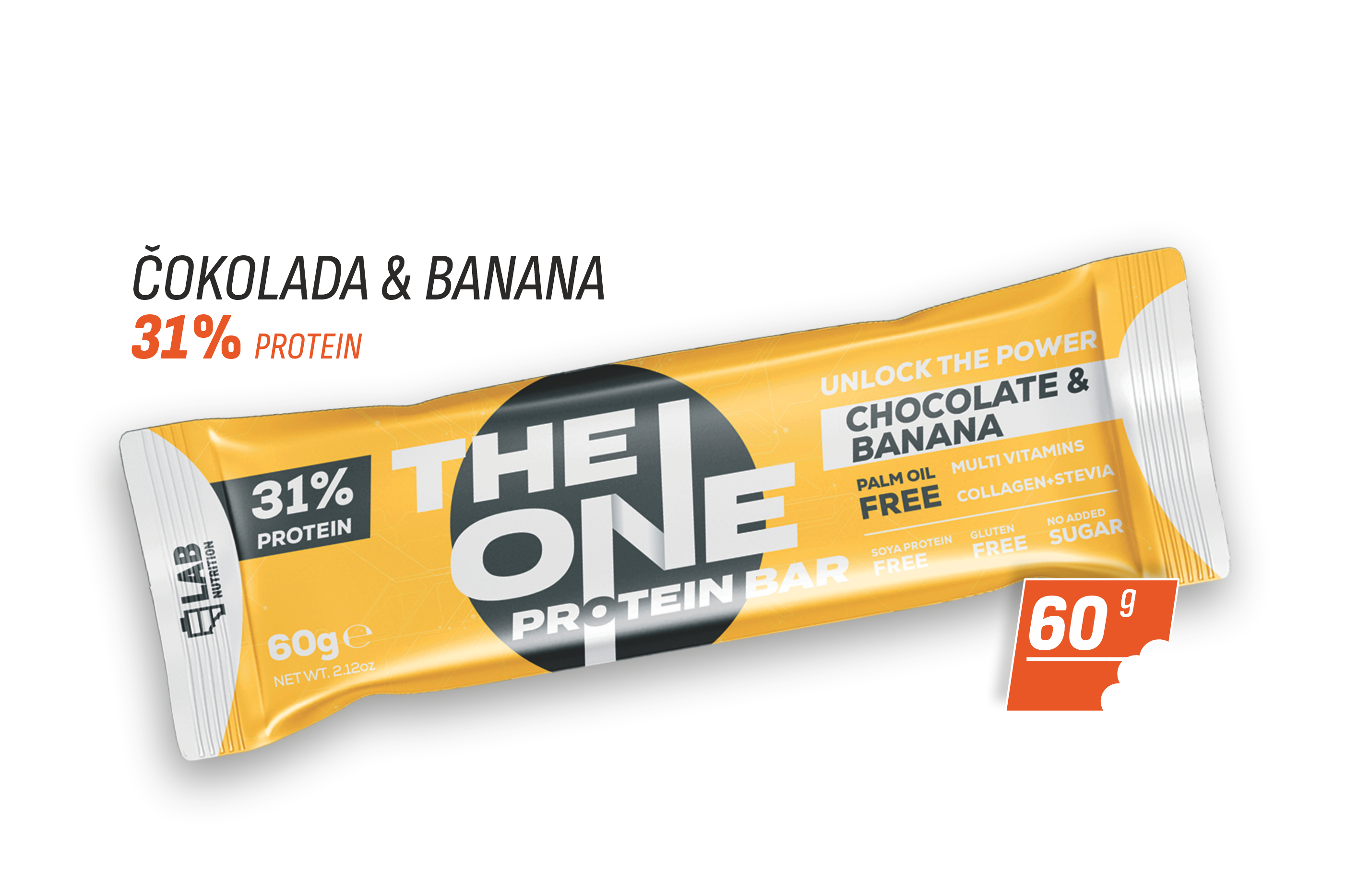 The ONE Multivitaminska čokoladica BANANA & ČOKOLADA