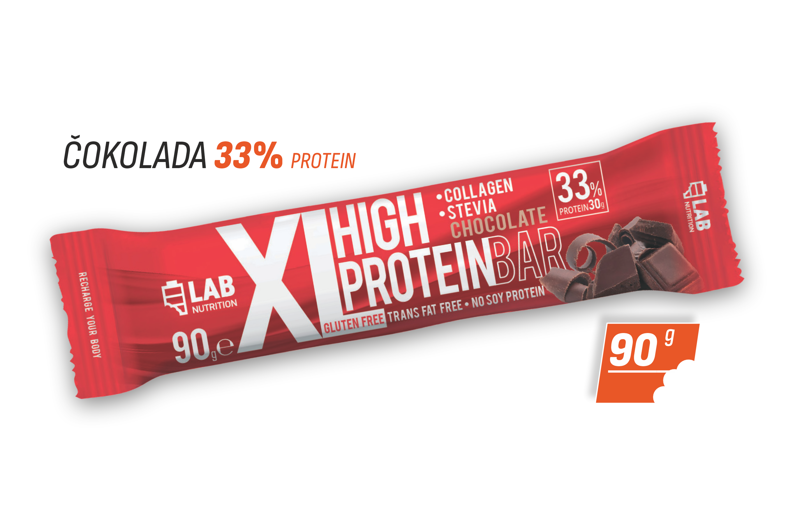 XL - High Protein Bar ČOKOLADA