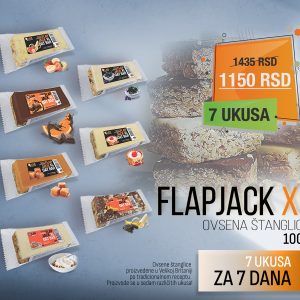 FLAPJACK XL Ovsena štanglica - 7ukusa_za_7dana