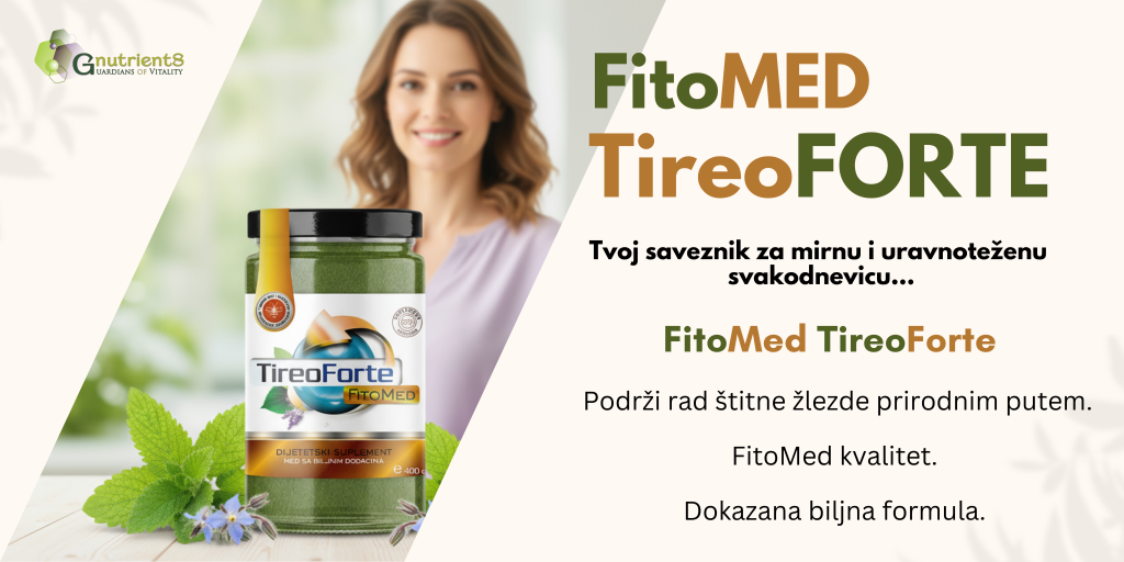 Fito Med TireoForte predstavlja dodatak ishranina bazi meda sa biljnim dodacima za normalni hormonalni balans u organizmu. List matičnjaka doprinosi održavanju normalnog hormonalnog balansa u organizmu.